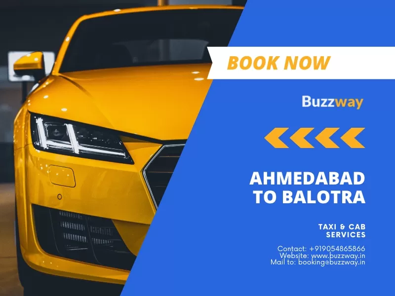 Ahmedabad to Balotra Taxi and Cab Service