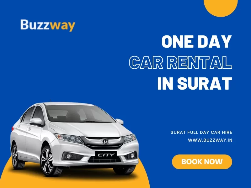 One Day Car Rental Service in Surat