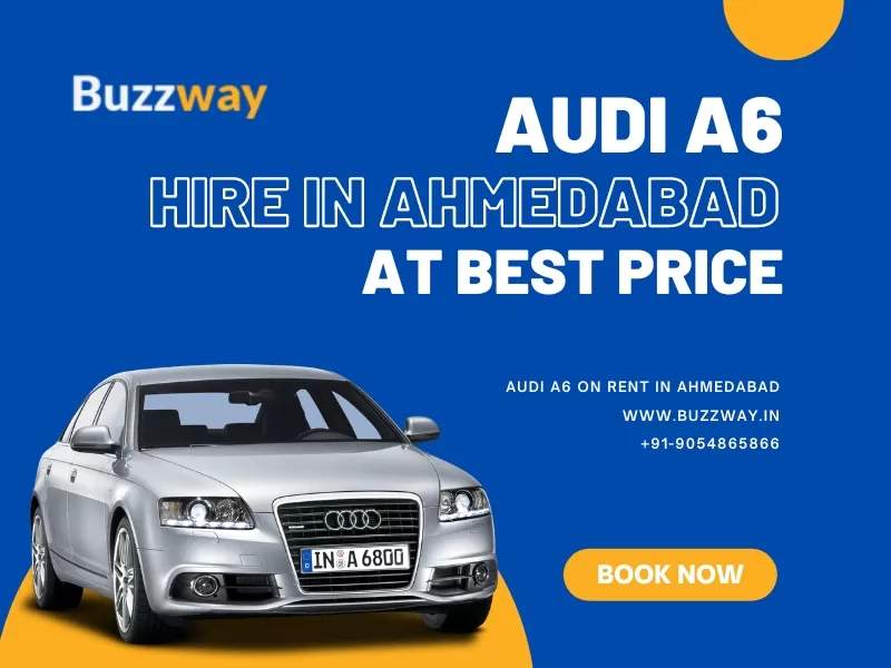 Audi A6 hire in Ahmedabad, Book Audi A6 on rent in Ahmedabad