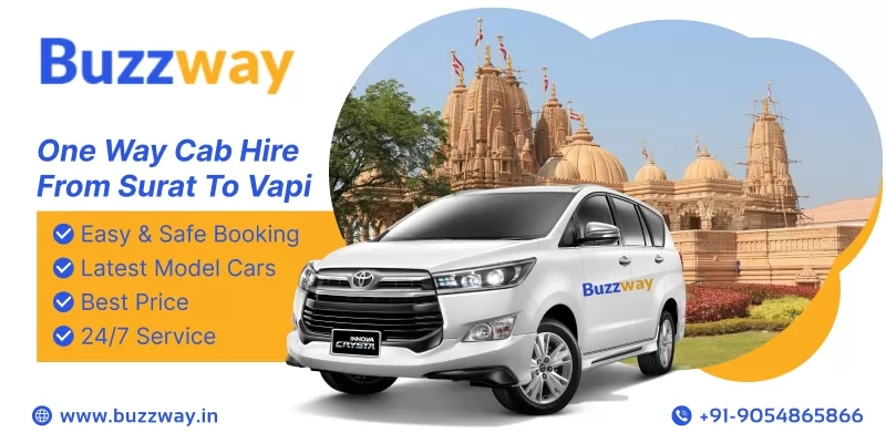 Taxi Hire from  Surat To Vapi