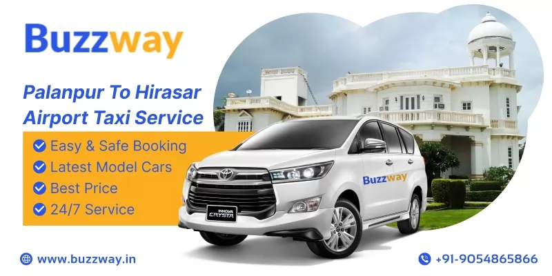 Palanpur to Hirasar Airport Taxi Service