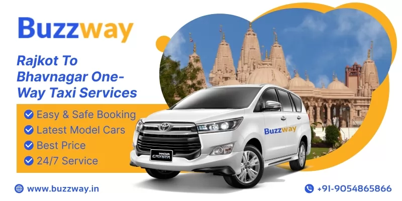 Book One Way Cab/Taxi Hire from  Rajkot To Bhavnagar