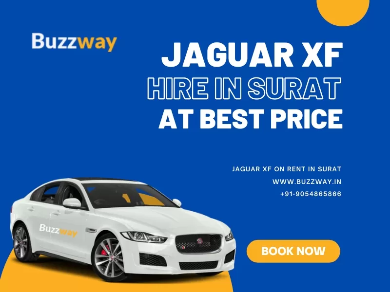 Jaguar XF hire in Surat, Book Jaguar XF on rent in Surat