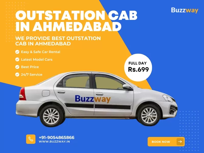 Outstation Cab in Ahmedabad