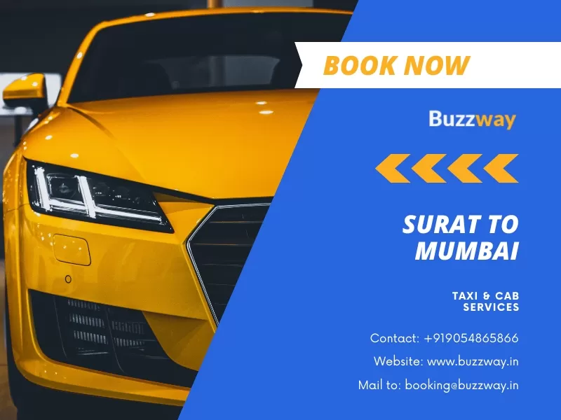 Surat to Mumbai Taxi and Cab Service