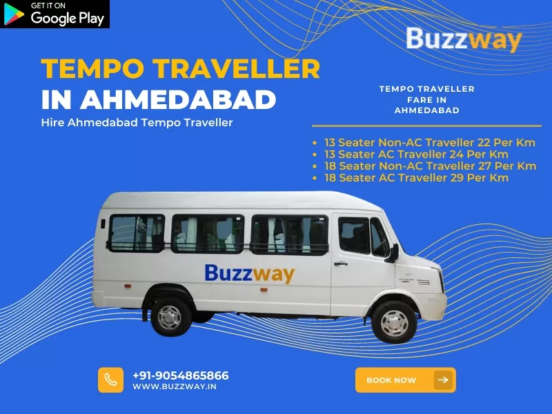 Tempo Traveller on rent in Ahmedabad