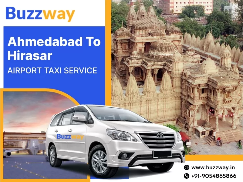 Best Ahmedabad to Hirasar Airport cab service