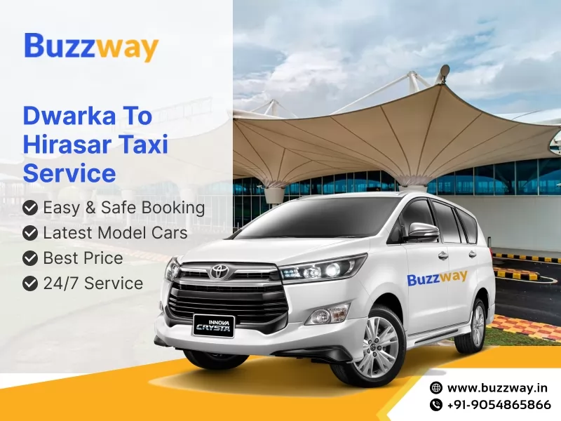 Dwarka to Hirasar  taxi service