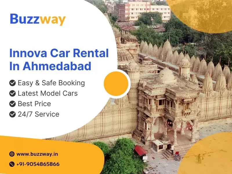 Innova on rent in Ahmedabad