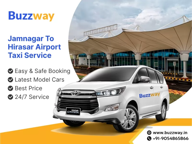 Best Jamnagar to Hirasar Airport Taxi Service for Rajkot