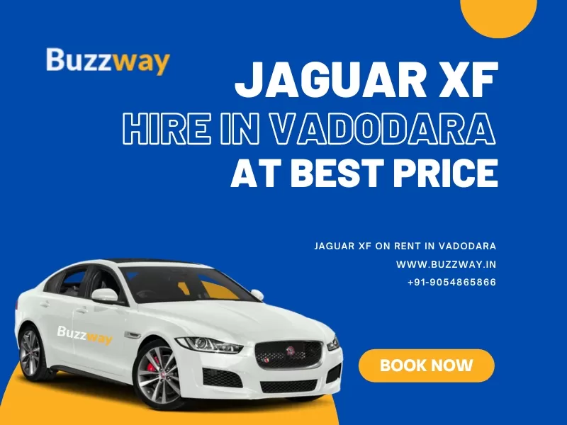 Jaguar XF hire in Vadodara, Book Jaguar XF on rent in Vadodara