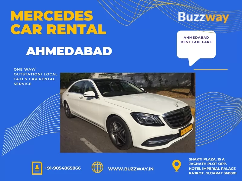 Book Mercedes car in Ahmedabad, Book Mercedes on rent in Ahmedabad