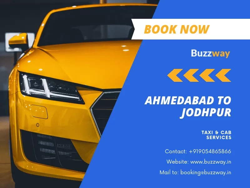Ahmedabad to Jodhpur Taxi and Cab Service