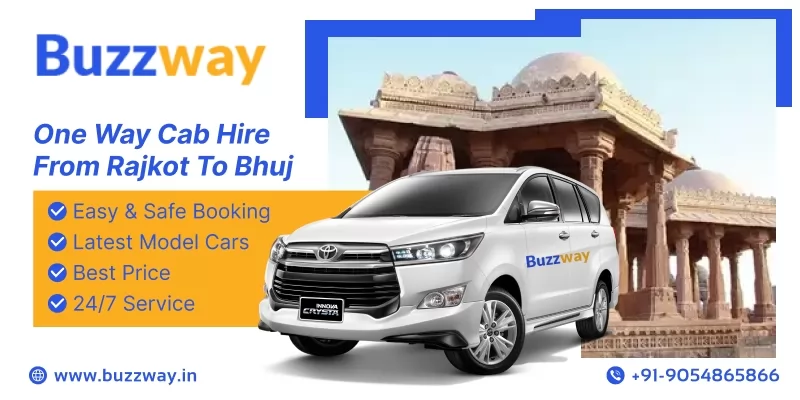 Cab Hire from  Rajkot To Bhuj