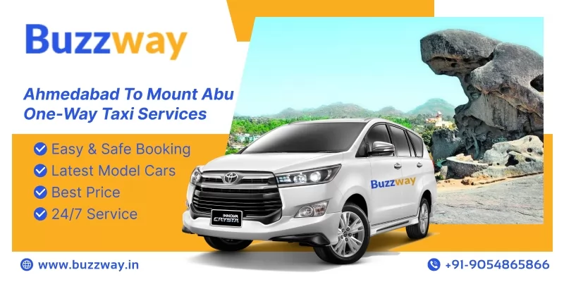 Book One Way Cab/Taxi Hire from  Ahmedabad To Mount Abu