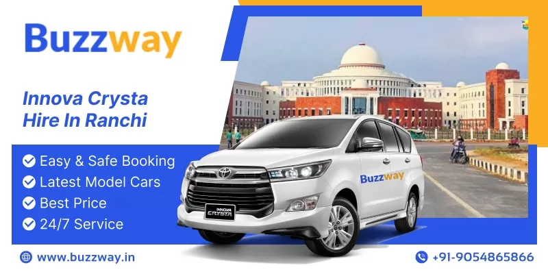 innova crysta cab hire in ranchi