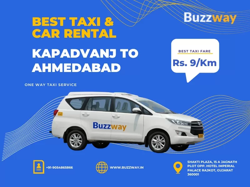 Kapadvanj to Ahmedabad Taxi and Cab Service