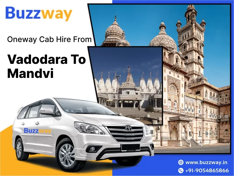 Best One-way Taxi Service from Vadodara to Mandvi