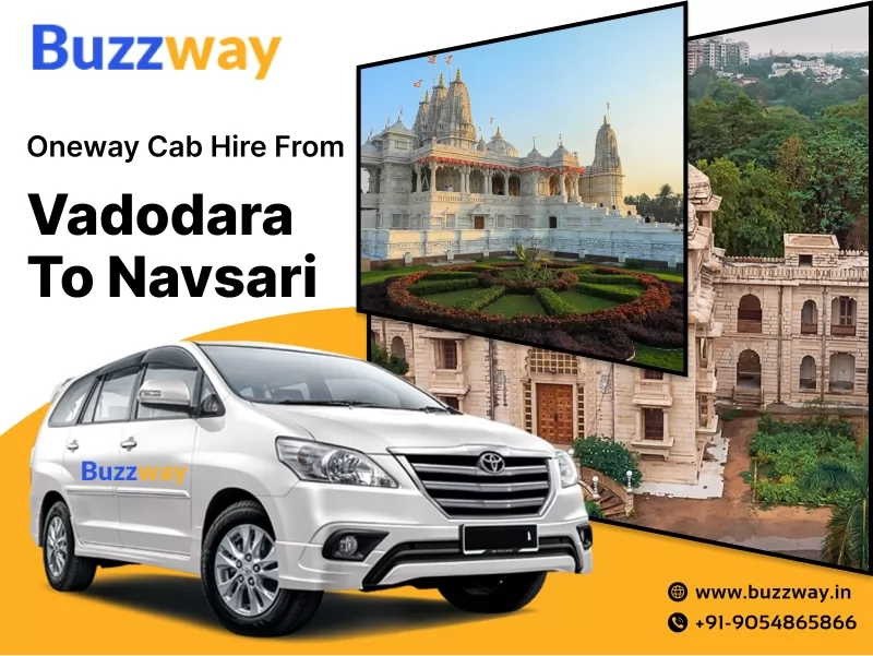 Best One-way Taxi Service from Vadodara to Navsari